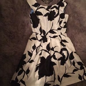 Julian Taylor fit and flare midi dress